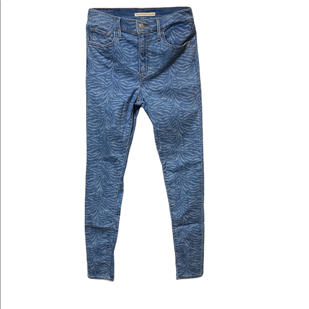 Levi’s Denim zebra print jeans size 28